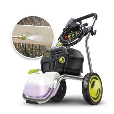 Sun Joe Electric Pressure Washer W/ Quick-Connect Tips + Onboard Detergent Tank | 14.9-Amp