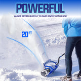 Snow Joe 24-Volt* IONMAX Cordless Snow Shovel Bundle | W/ 4.0-Ah Battery, Charger, Battery Holder, and Cover thumbnail 2