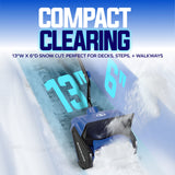 Snow Joe 24-Volt* IONMAX Cordless Snow Shovel Bundle | W/ 4.0-Ah Battery, Charger, Battery Holder, and Cover thumbnail 4