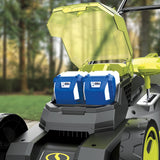 Sun Joe 48-Volt* IONMAX Cordless Brushless Lawn Mower Kit | 16-Inch | 12-Gallon Collection Bag | Comfort Grip | 6-Position Height Adjustment | W/ 2 x 4.0-Ah Batteries + Charger thumbnail 11