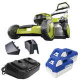 Sun Joe 24V-X2-21LMSP 48-Volt* IONMAX Cordless Self-Propelled Lawn Mower | 20-inch | 7-Position | Collection Bag | Mulching Plug | W/ 2 x 4.0-Ah Batteries + Charger thumbnail 2
