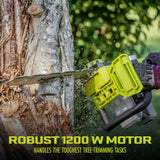 Sun Joe 24V-X2-CS16-MAX 48-Volt* IONMAX Cordless Chain Saw Kit | 16-Inch | Replacement Chain Included | W/ 2 x 2.0-Ah Batteries and Charger thumbnail 3