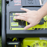 Power Joe Portable Propane Generator | Push-Button Electric + Recoil Start | Power Cooling System | 4100 Starting Watt | 3300 Running Watt | W/ Cover, Extension Cord, Magnetic DipStick, 24V 2.0-Ah Battery and Charger thumbnail 7