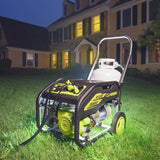 Power Joe Portable Propane Generator | Push-Button Electric + Recoil Start | Power Cooling System | 4100 Starting Watt | 3300 Running Watt | W/ Cover, Extension Cord, Magnetic DipStick, 24V 2.0-Ah Battery and Charger thumbnail 3