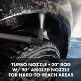 Sun Joe 2000 PSI Max All-Purpose Electric Pressure Washer | 13-Amp |  4 Quick-Connect Nozzles + Foam Cannon + Turbo Spray Nozzle + Patio Cleaner + Auto Cleaning Kit thumbnail 19