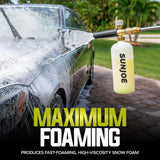 Sun Joe Foam Cannon Starter Bundle | W/ Electric Pressure Washer, 34 oz Foam Cannon, and Auto Wash | Quick Connect Nozzles thumbnail 21