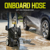 Sun Joe 2000 PSI Max All-Purpose Electric Pressure Washer | 13-Amp |  4 Quick-Connect Nozzles + Foam Cannon + Turbo Spray Nozzle + Patio Cleaner thumbnail 6