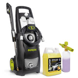 Sun Joe Foam Cannon Starter Bundle | W/ Electric Pressure Washer, 34 oz Foam Cannon, and Auto Wash | Quick Connect Nozzles thumbnail 1