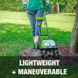 Sun Joe 48-Volt* IONMAX Cordless Garden Tiller + Cultivator Kit | W/ 2 x 4.0-Ah Batteries + Dual Port Charger thumbnail 7